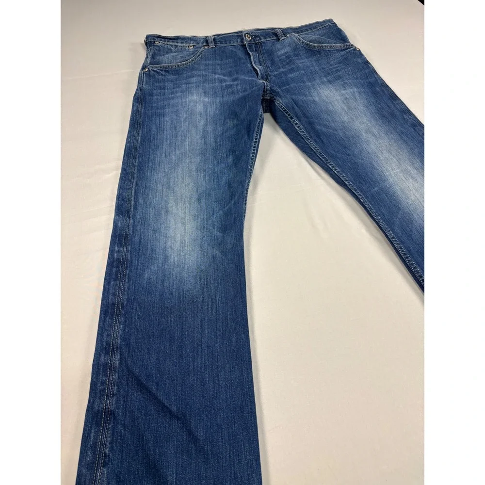 Levi's 514 Straight Fit Blue‎ Denim Jeans Mens 40x32 Medium Wash 00514-0406
